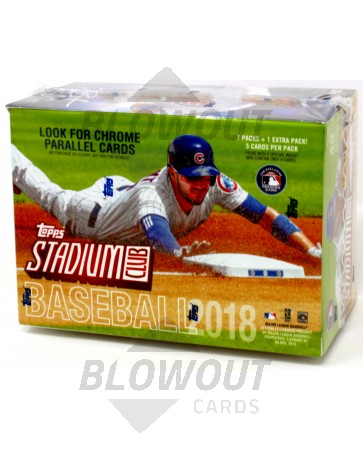 2018 Topps Stadium Club Baseball Blaster