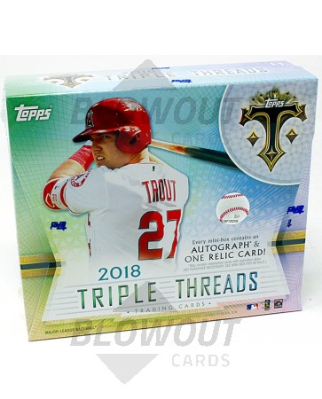 2018 Topps Triple Threads Baseball Hobby Box