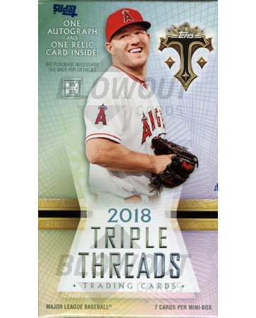 2018 Topps Triple Threads Baseball Hobby Pack