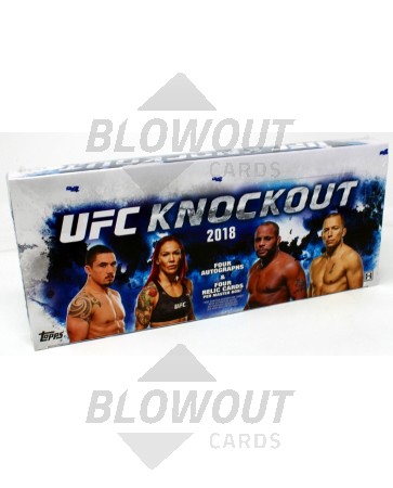 2018 Topps UFC Knockout Hobby 12 Box Case