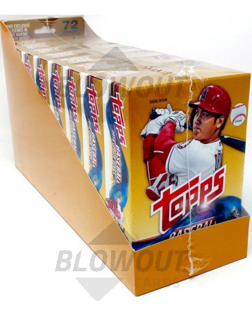 2018 Topps Update Series Baseball Hanger Pack 8 Box Case
