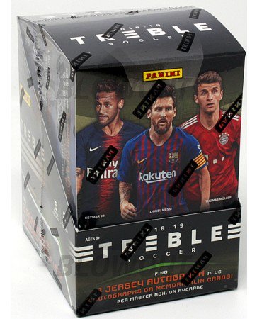 2018/19 Panini Treble Soccer 5 Box Case 