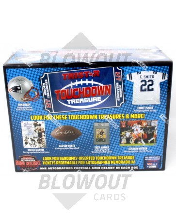 2018 Tristar H/T Series 12 Football Mini Helmet 10 Box Case