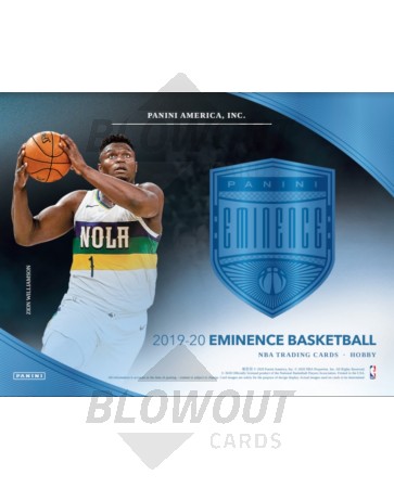 2019/20 Panini Eminence Basketball Hobby Case