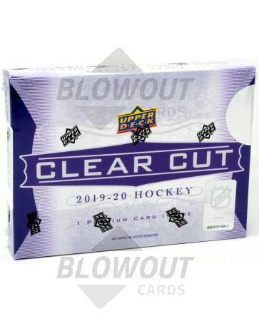 2019/20 Upper Deck Clear Cut Hockey Hobby Box