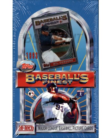 1993 Topps Finest Baseball Hobby Box
