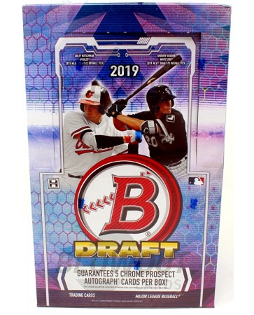 2019 Bowman Draft Baseball Super Jumbo 6 Box Case