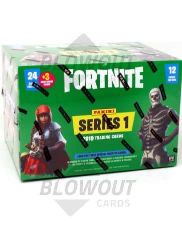 2019 Panini Fortnite Series 1 Trading Cards End Cap Box