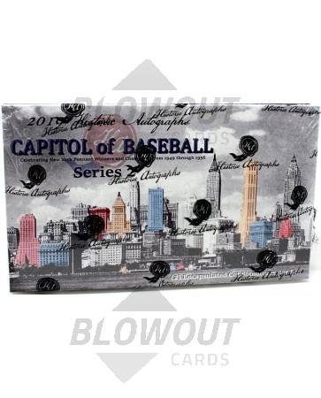 2019 Historic Autographs Capitol of Baseball Series 2 Baseball
