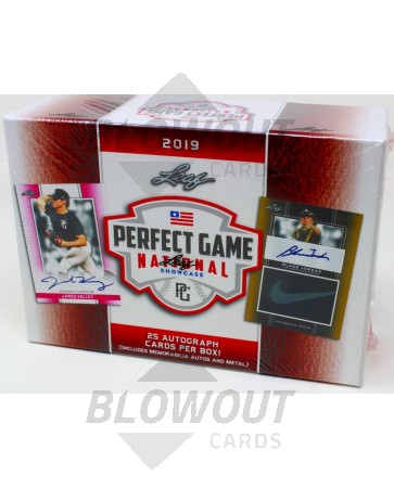 2019 Leaf Perfect Game National Showcase Baseball Box