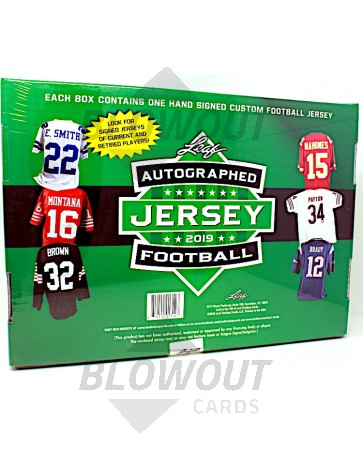 2019 Leaf Autographed Football Jersey