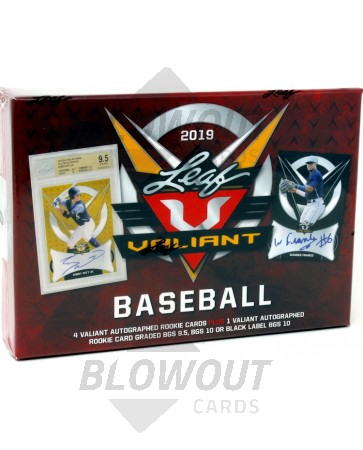 2019 Leaf Valiant Baseball Hobby Box