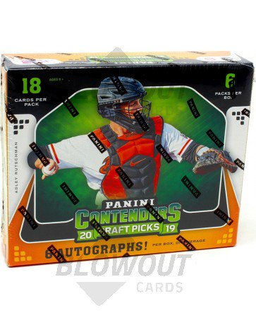 2019 Panini Contenders Draft Picks Baseball Hobby Box