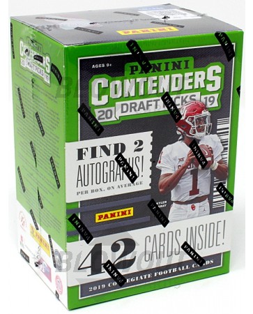2019 Panini Contenders Draft Picks Football Blaster