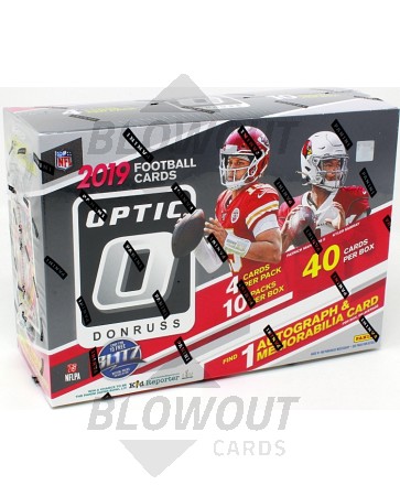 2019 Panini Donruss Optic Football Collectors Hobby 20 Box Case