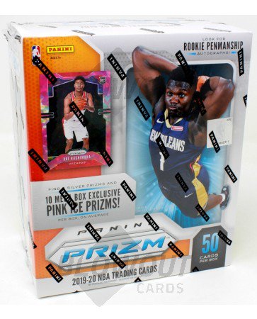 2019/20 Panini Prizm Basketball 50ct Mega Box