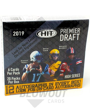 2019 Sage Hit High Series Football Hobby
