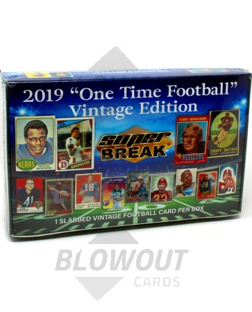 2019 Super Break One Time Vintage 20th Anniversary Edition Football
