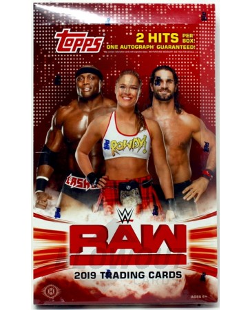 2019 Topps WWE RAW Hobby 8 Box Case