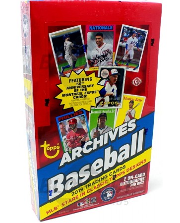 2019 Topps Archives Baseball Hobby