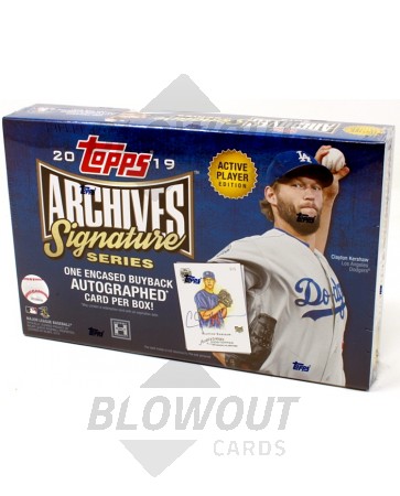 2019 Topps Archives Signature Series Baseball