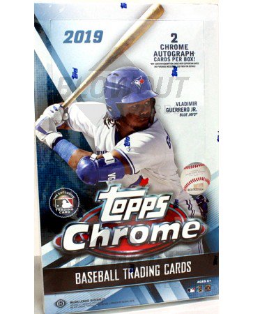2019 Topps Chrome Baseball Hobby 12 Box Case