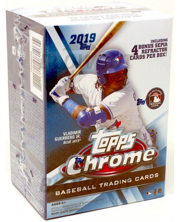 2019 Topps Chrome Baseball Blaster Box