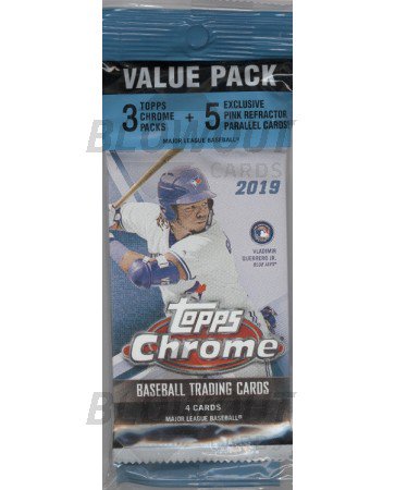 2019 Topps Chrome Baseball Value Rack Pack