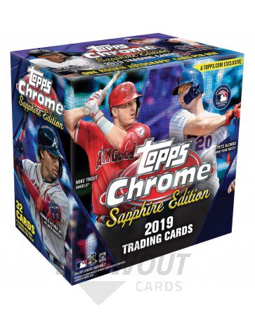 2019 Topps Chrome Sapphire Edition Baseball Box