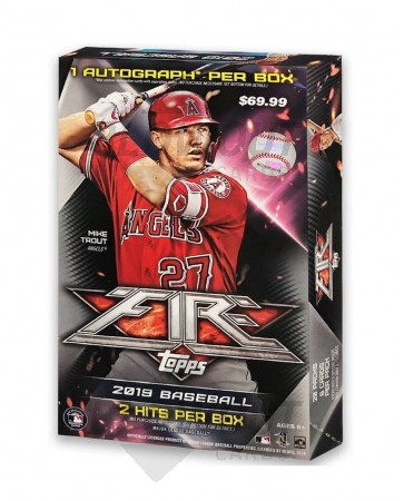 2019 Topps Fire Baseball Collector Box
