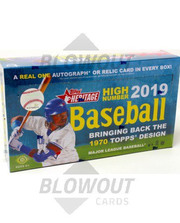 2019 Topps Heritage High Number Baseball Hobby