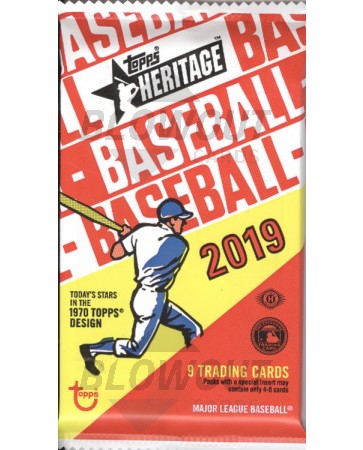 2019 Topps Heritage Baseball Hobby Pack