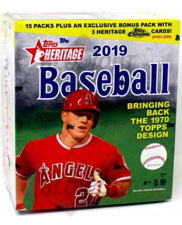 2019 Topps Heritage Baseball Mega Box