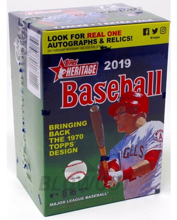 2019 Topps Heritage Baseball Blaster 16 Box Case