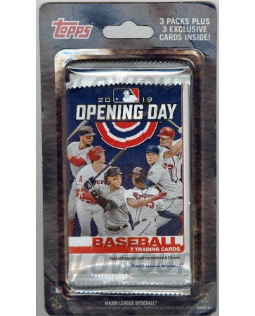 2019 Topps Opening Day Baseball 3-Pack Blister Pack