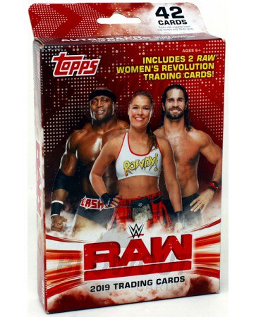 2019 Topps WWE RAW Hanger Pack Box