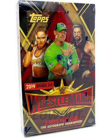 2019 Topps WWE Road To Wrestlemania Hobby 8 Box Case