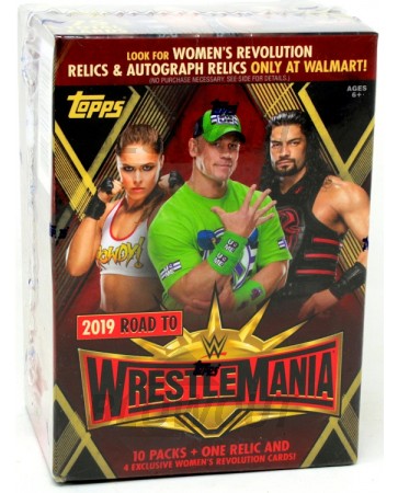 2019 Topps WWE Road To Wrestlemania Blaster Box