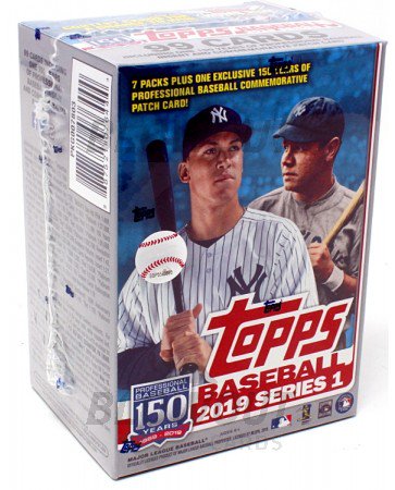 2019 Topps Series 1 Baseball Blaster 16 Box Case