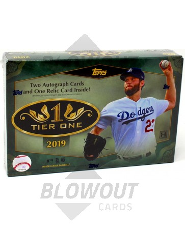2019 Topps Tier One Baseball Hobby 12 Box Case