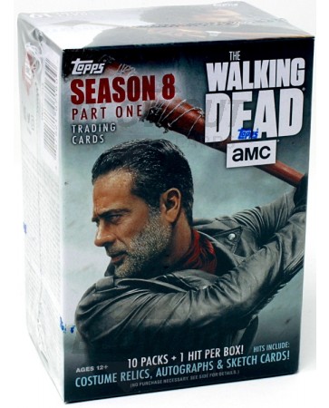 2018 Topps The Walking Dead Season 8 Trading Cards - Blaster Box