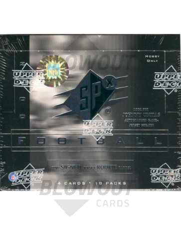 2000 Upper Deck SPx Football Hobby Box