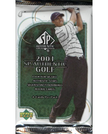2001 Upper Deck SP Authentic Golf Hobby Pack