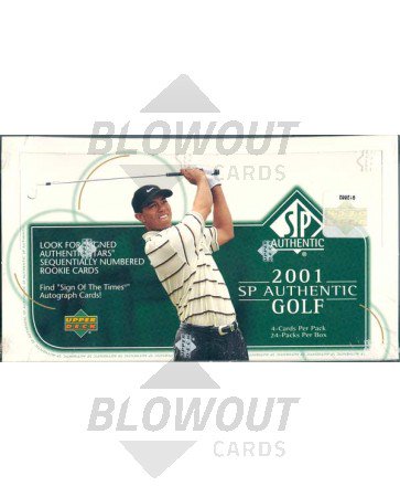 2001 Upper Deck SP Authentic Golf Hobby Box