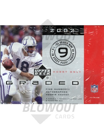 2002 Upper Deck Graded Football Hobby Box