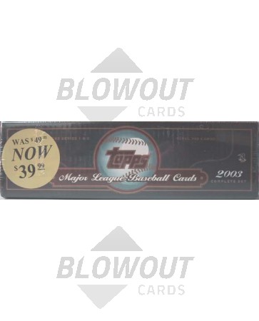 2003 Topps Factory Baseball Retail Set (Blue)