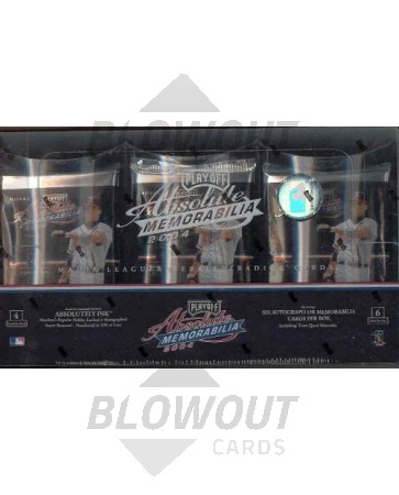 2004 Playoff Absolute Memorabilia Baseball Hobby Box