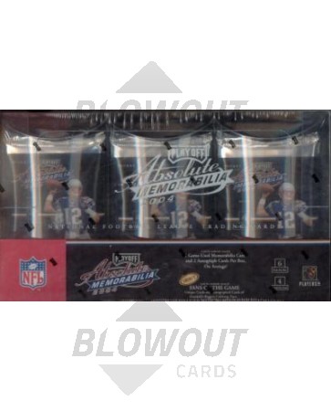 2004 Playoff Absolute Memorabilia Football Hobby 12 Box Case