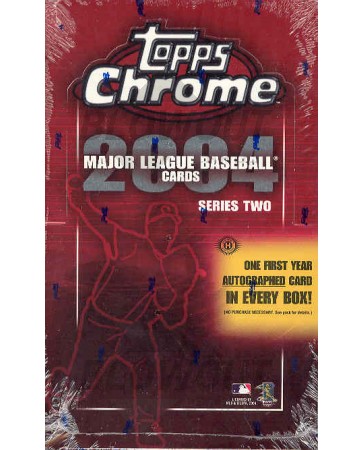 2004 Topps Chrome Series 2 Baseball Hobby Box