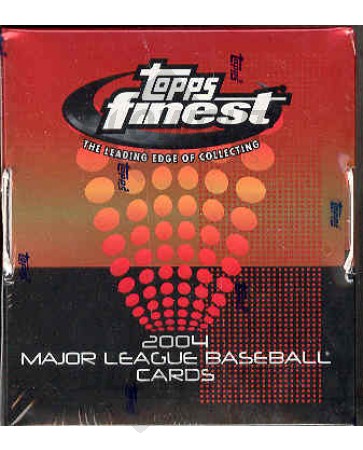 2004 Topps Finest Baseball Hobby 12 Box Case
